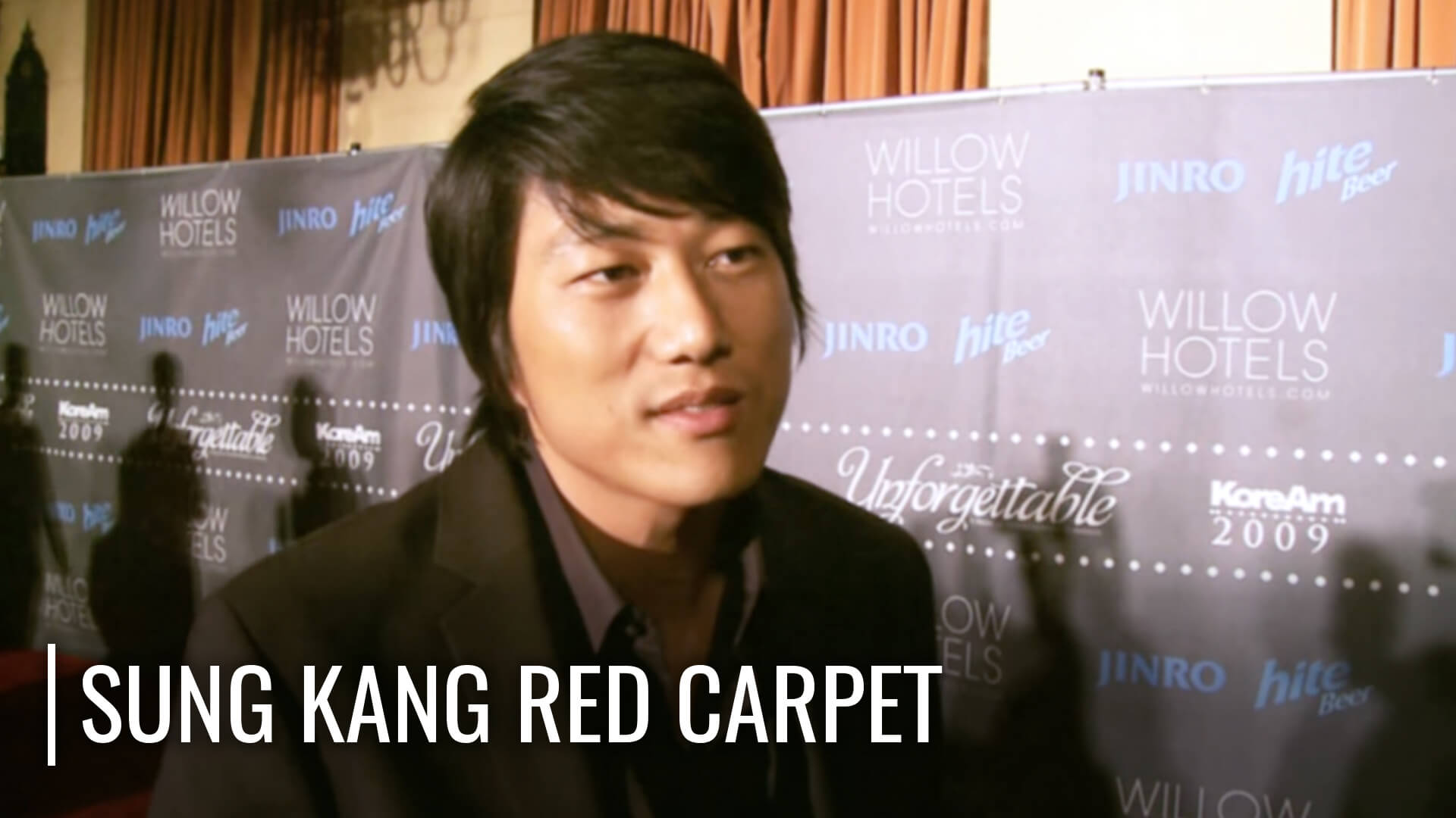 Sung Kang on the Red Carpet of 2009 Unforgettable Gala